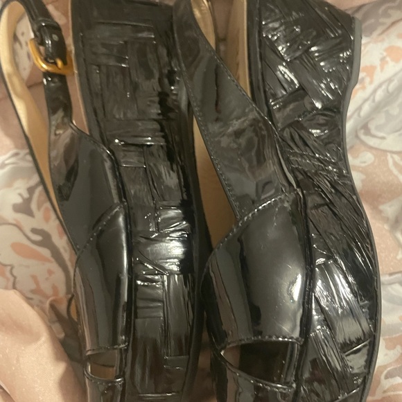 Black Prada wedge size 6.5 - Picture 4 of 5